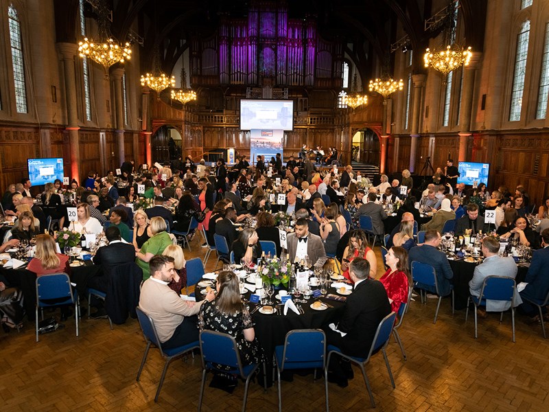 Whitworth Hall filled with guests for Greater Manchester Good Employment Charter's Good Employment Awards 2023