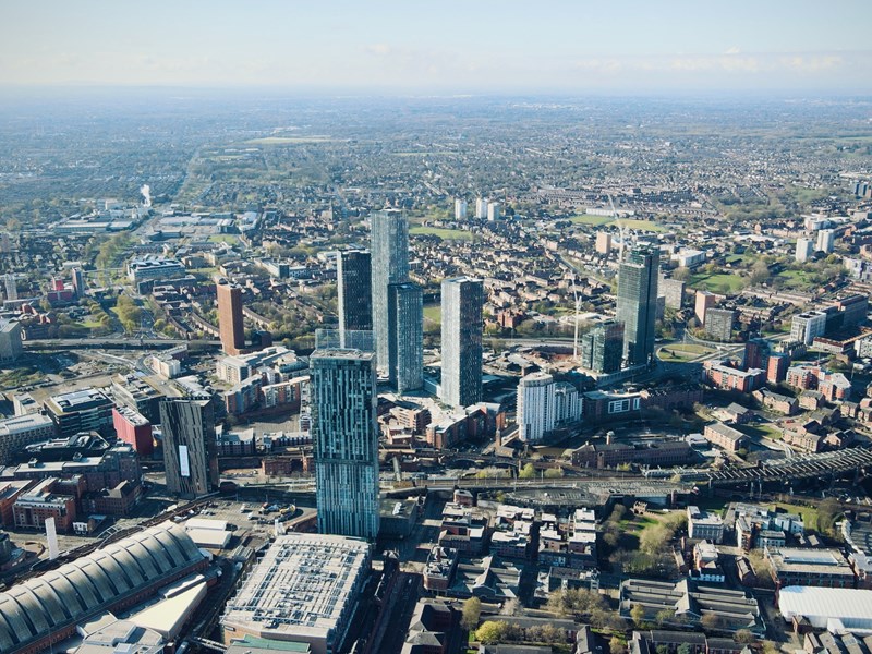Skyline image of Greater Manchester