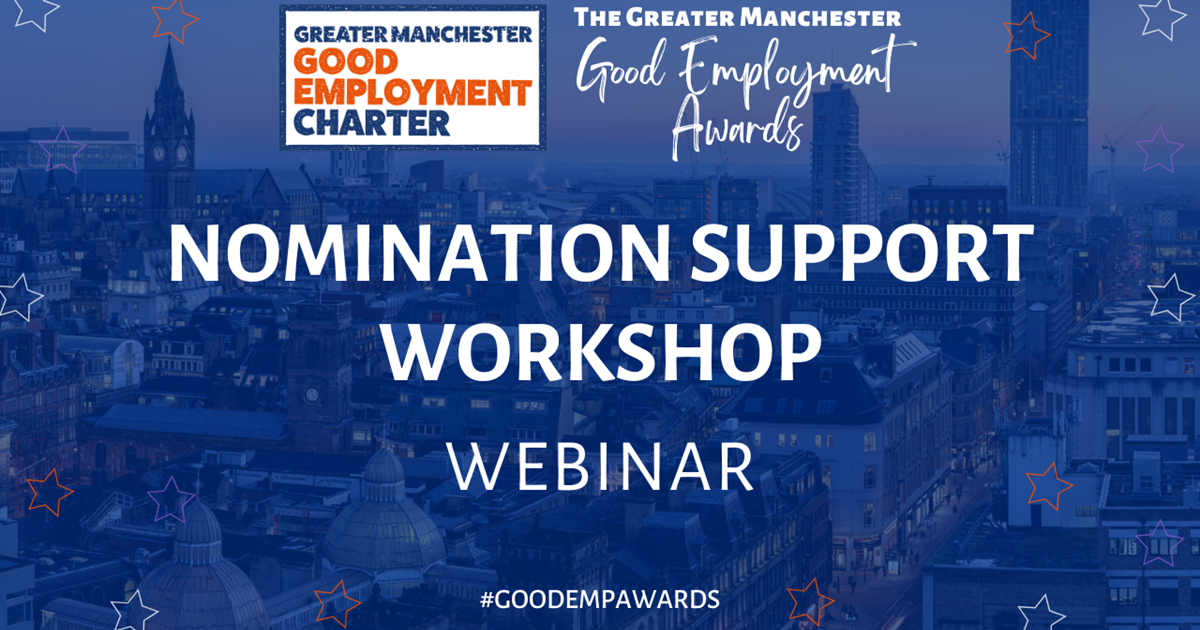 Nomination Support Workshop | Greater Manchester Good Employment Awards 2025